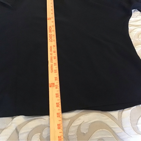 GIBSON LATIMER blouse, size XL, Collard, slip-over, sleeves are ruffed with ties - Picture 5 of 9